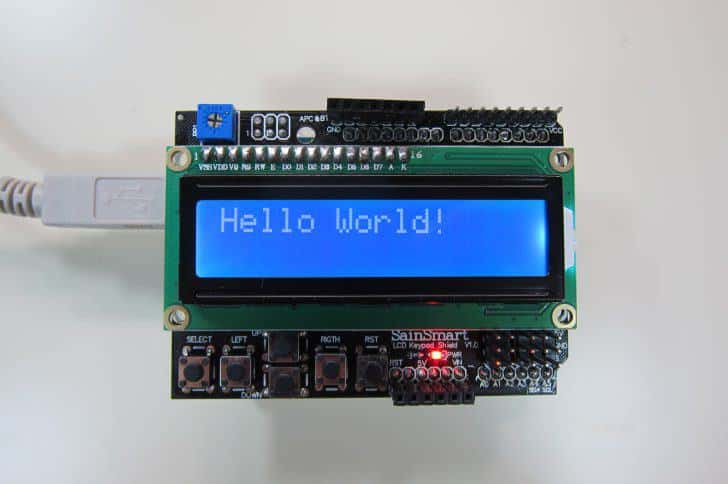 【Arduino】LCDキーパッドシールドで文字を表示させる！