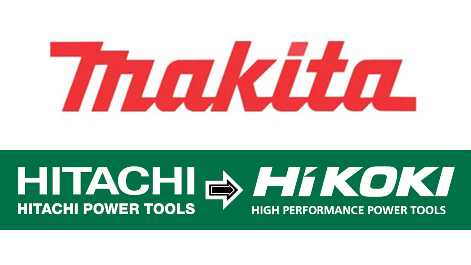 マキタとHiKOKI(日立工機)の電動工具の違い