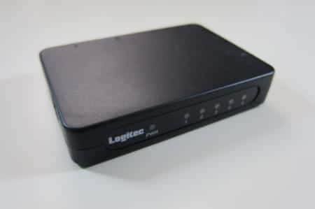 USB電源で動作するスイッチングハブLogitec  LAN-SW05PSBEレビュー