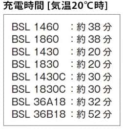 UC18YTSL充電時間