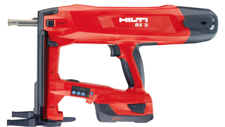 HILTI 充電式コンクリートネイラ BX 3-ME、ガスを使わないバッテリー