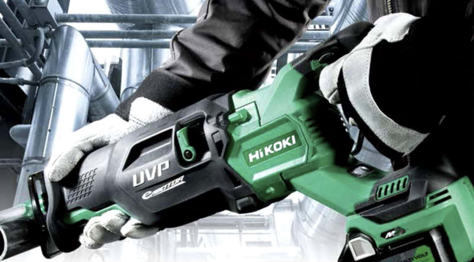 HiKOKI CR36DA　鉄パイプ切断