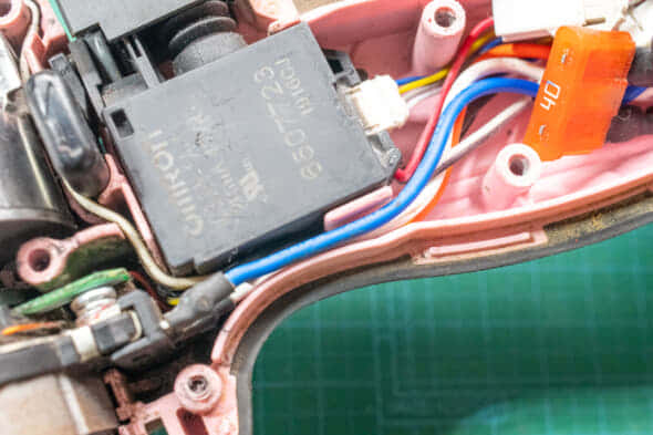 マキタ　インパクトドライバ　TD170D組立　内部配線