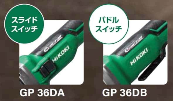 HiKOKI GP36DA 36Vコードレスハンドグラインダを発売、電源コード式を