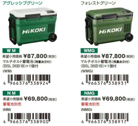 HiKOKI UL18DB コードレス冷温庫を発売、業界初の2部屋モードを搭載