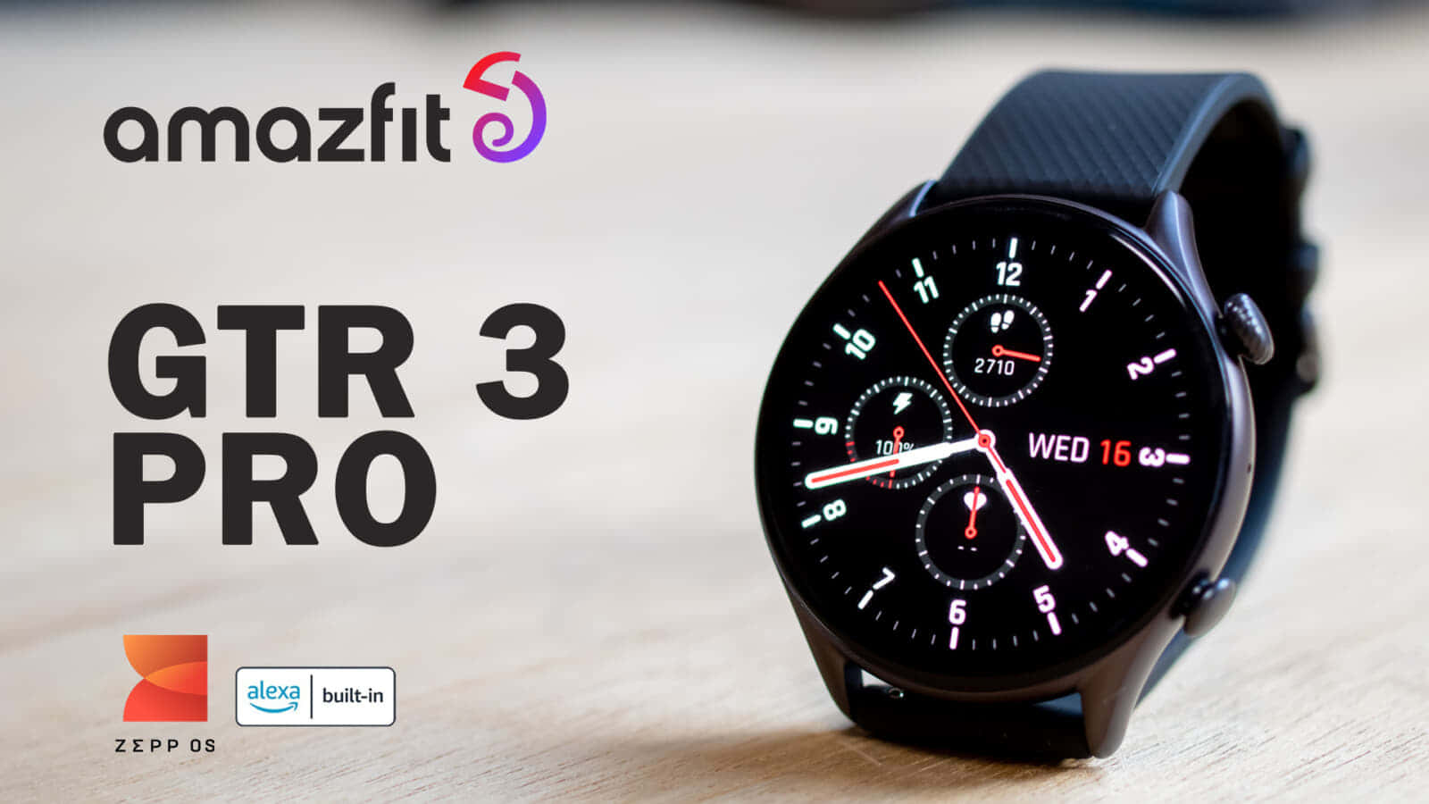 【美品】Amazfit GTR 3 Pro スマートウォッチ (おまけ付)