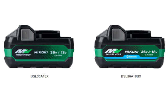 HiKOKI BSL36A18Xバッテリーを発表、マルチボルトバッテリーが