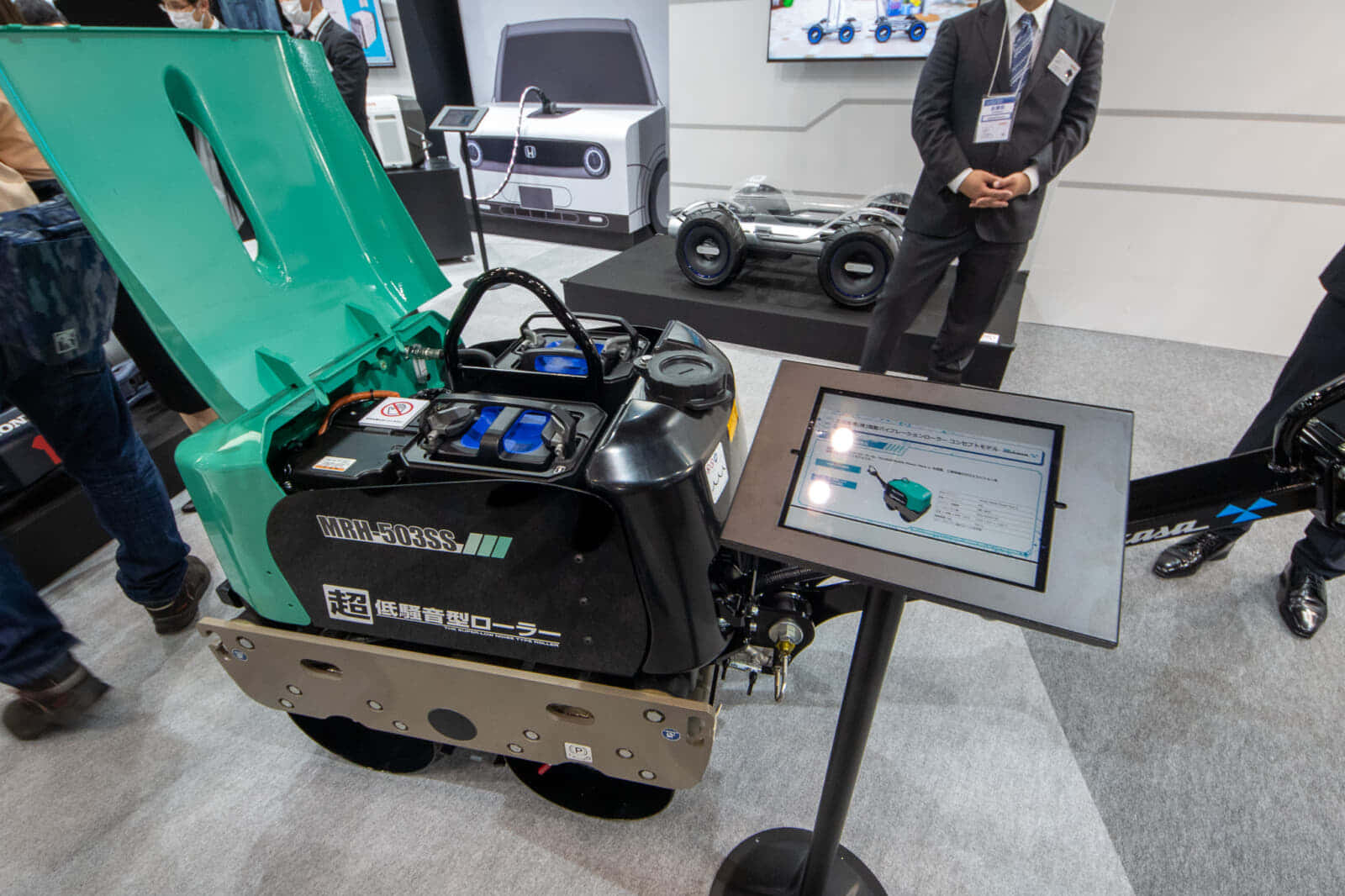 ホンダ Honda Mobile Power Pack（モバイルパワーパック）着脱式可搬バッテリーの活用事例を展示 ｜ VOLTECHNO