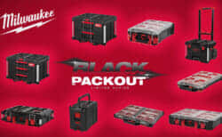 ミルウォーキー BLACK PACKOUTを取り扱い開始、数量限定のブラックモデル