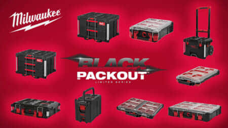 ミルウォーキー BLACK PACKOUTを取り扱い開始、数量限定のブラックモデル