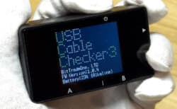 USB Cable Checker 3（UCC3）で詰みあがるUSBケーブルを全て判別、ガジェット好きなら持っておきたい1台