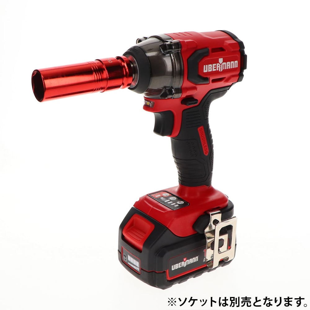 UBERMANN 18V 充電式インパクトレンチ（12.7mm角） UB18VIWBL50BPCG